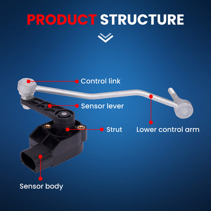MOCA V10-72-0070 Front Left Ride Leveling Height Sensor Fit for 2006-2013 Bentley Continental & 2004-2010 Audi A8 Quattro & 2007-2010 Audi S8