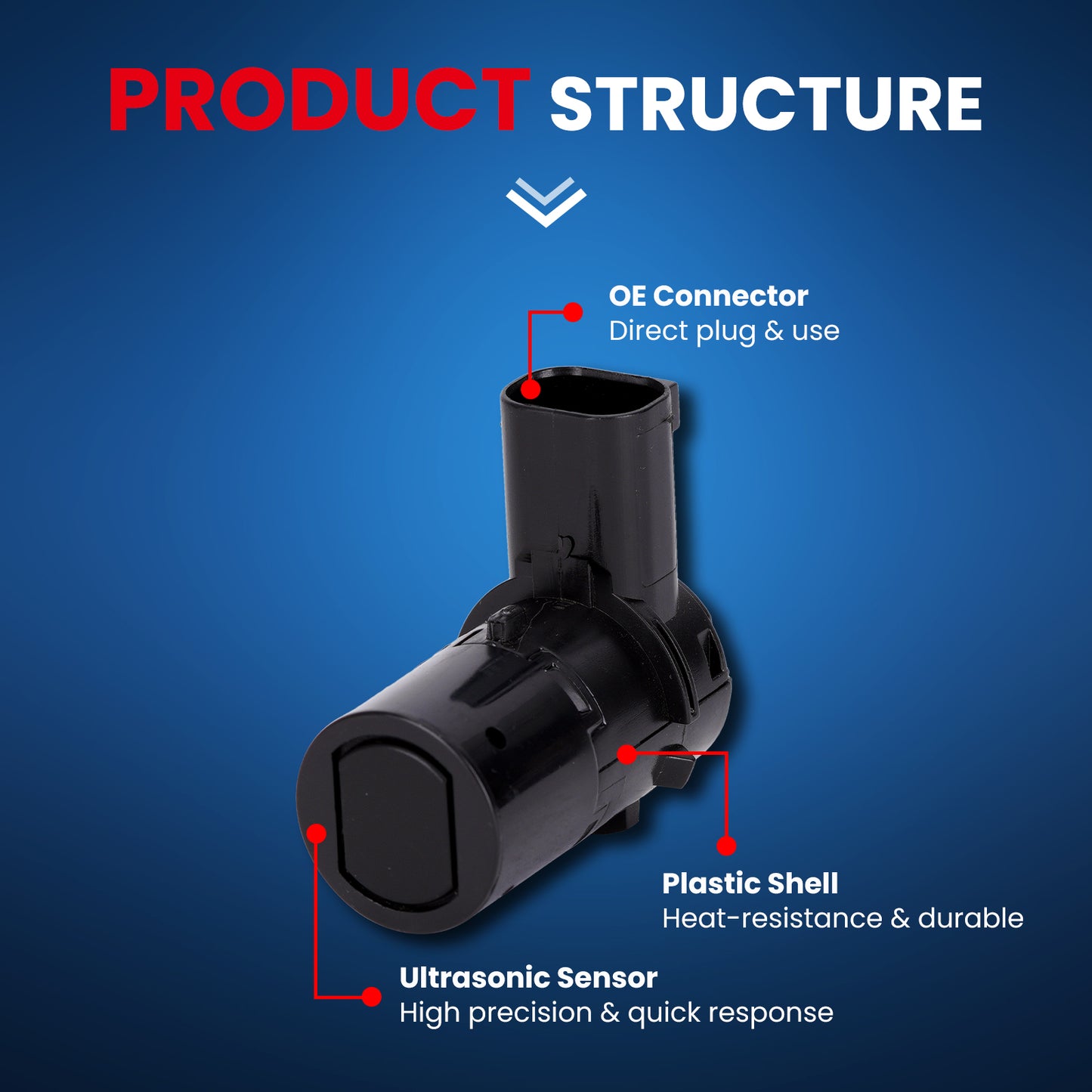 MOCA Parking Aid Sensor Fit for 2005-2007 Nissan Armada 5.6L & 2005-2008 Nissan Titan 5.6L