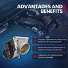 MOCA Electronic Throttle Body Assembly for 2005-2007 Ford Five Hundred 3.0L & 2005-2007 Ford Freestyle 3.0L & 2005-2007 Mercury Montego 3.0L