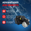 MOCA Power Steering Pump Fit for 2002-2007 Chevrolet Trailblazer 4.2L & 2002-2009 GMC Envoy 4.2L & 2006-2009 Saab 9-7x 4.2L