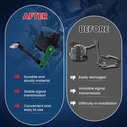 MOCA V10-72-0058 Front Right Ride Leveling Height Sensor Fit for 2011-2018 Audi A8 Quattro & 2012-2018 Audi A7 Quattro & 2012-2018 Audi A6