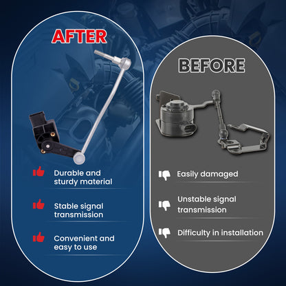 MOCA V10-72-0070 Front Left Ride Leveling Height Sensor Fit for 2006-2013 Bentley Continental & 2004-2010 Audi A8 Quattro & 2007-2010 Audi S8