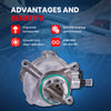 MOCA VCP159 Brake Vacuum Pump Fit for 2006-2013 BMW 650i 4.4L & 2004-2010 BMW X5 4.4L 4.8L & 2006-2010 BMW 550i 4.8L