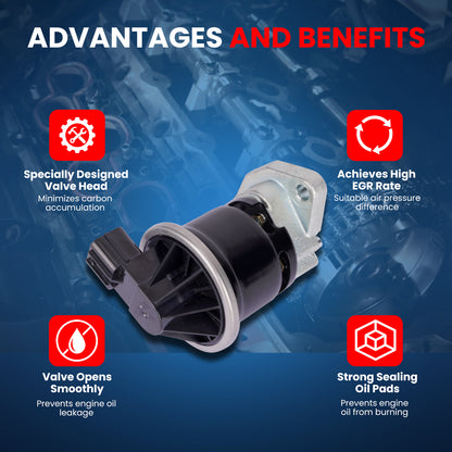 MOCA EGV658 EGR Valve Fit for 1997-1999 Acura CL V6 3.0L & 2001-2006 Acura MDX V6 3.5L & 1999-2008 Honda Odyssey V6 3.5L & 2004-2007 Saturn Vue V6 3.5L