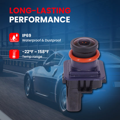 MOCA 592-224 Rear Park Assist Camera Fit for 2013-2019 Ford Police Interceptor Sedan 3.5L 3.7L & 2013-2019 Ford Taurus 3.5L & 2014-2018 Ford Special Service Police Sedan 2.0L