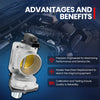 MOCA Throttle Body for 2005-2011 Ford Crown Victoria V8 4.6L & 2006-2014 Ford E-250 V8 5.4L & 2010-2019 Lincoln MKT V6 3.5L
