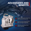 MOCA Throttle Body Fit for 2014-2016 Nissan Note 1.6L & 2012-2019 Nissan Versa 1.6L & 2014-2019 Nissan Versa Note 1.6L
