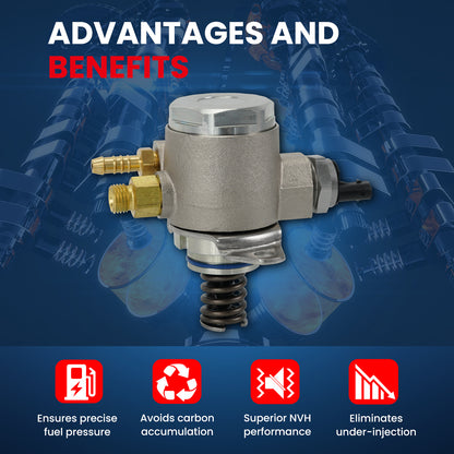 MOCA High Pressure Fuel Pump Fit for 2011-2014 Audi A1 1.4L & 2008-2013 Seat Leon 1.4L & 2013-2016 Volkswagen Tiguan 1.4L Turbocharged