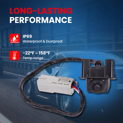 Cámara de asistencia para estacionamiento trasero MOCA 592-284 compatible con Cadillac SRX 3.6L 2012-2016 y Cadillac SRX 2.8L 3.0L 2010-2011