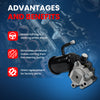 MOCA Power Steering Pump w/ Reservoir Fit for 1995-2004 Toyota Tacoma 3.4L & 1996-2002 Toyota 4Runner 3.4L