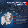 MOCA Throttle Body Fit for 2015-2018 Ford Edge 2.0L & 2016-2019 Ford Explorer 2.3L & 2015-2019 Lincoln MKC 2.0L 2.3L