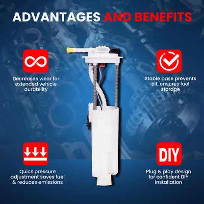 MOCA E3506M Fuel Pump Module Assembly for 2004-2005 Chevrolet Astro & GMC Safari V6 4.3L