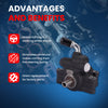 MOCA Power Steering Pump Fit for 2006-2010 Ford Explorer V8 4.6L & 2006-2010 Mercury Mountaineer V8 4.6L