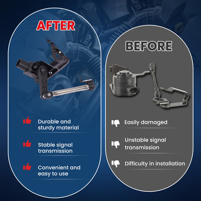 MOCA V10-72-0062 Rear Left Ride Leveling Height Sensor Fit for 2008-2017 Audi A5 Quattro 2.0L & 2008-2017 Audi S5 3.0L & 2009-2015 Audi A4 A4 Quattro 2.0L