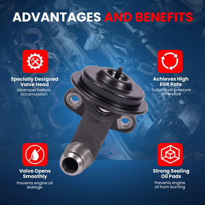 MOCA EGV537T EGR Valve Fit for 2002-2004 & 2006-2009 Ford E-150 5.4L & 2000-2005 Ford Excursion 5.4L 6.8L & 1998-2004 Lincoln Navigator 5.4L