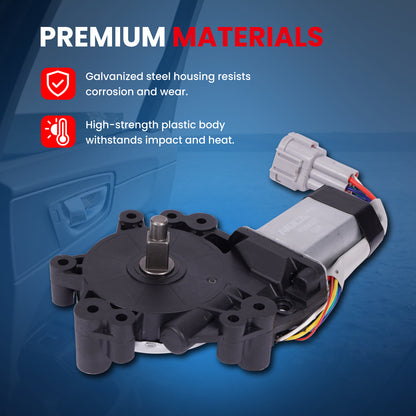 MOCA Front Left Power Window Motor Fit for 2004-2015 Nissan TITAN & 2005-2015 Nissan Armada & 2004-2013 INFINITI QX56