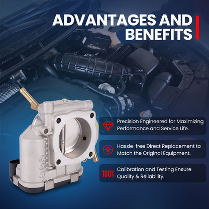 MOCA Throttle Body Fit for 2001-2005 Volkswagen Jetta L4 2.0L & 2001-2003 Volkswagen Beetle Golf L4 2.0L