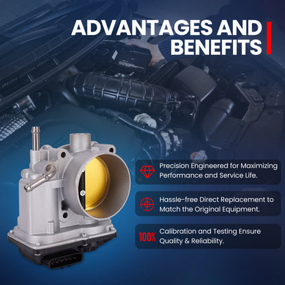 MOCA Throttle Body Fit for 2004-2006 Lexus ES330 V6 3.3L & 2002-2006 Toyota Camry V6 3.0L & 2004-2010 Toyota Highlander V6 3.3L
