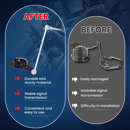 MOCA V10-72-0070 Front Right Ride Leveling Height Sensor Fit for 2006-2013 Bentley Continental & 2004-2010 Audi A8 Quattro & 2007-2010 Audi S8