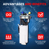 MOCA E3556M Fuel Pump Module Assembly for 2002-2003 Cadillac Escalade EXT 6.0L & 2002-2003 GMC Yukon XL 1500 5.3L 6.0L