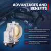 MOCA S20085 Throttle Body Fit for 2006-2011 Buick Lucerne V8 4.6L & 2007-2010 Cadillac STS V8 4.6L & 2007-2009 Cadillac XLR V8 4.6L