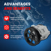 MOCA Power Steering Pump w/Pulley Fit for 2008-2011 Subaru Impreza 2.5L & 2009-2011 Subaru Impreza 2.0L