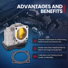 MOCA Throttle Body Fit for 2002-2006 Nissan Sentra L4 2.5L & 2002-2008 Nissan X-Trail L4 2.5L