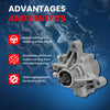 MOCA Power Steering Pump Fit for 2002-2006 Acura RSX 2.0L & 2005-2011 Honda CR-V 2.4L & 2007-2012 Acura RDX 2.3L