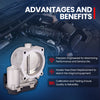 MOCA Throttle Body Fit for 2015-2017 Ford F-150 Mustang 5.0L & 2015-2019 Ford F-250 F-350 Super Duty 6.2L