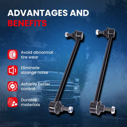 MOCA 2Pcs Front Sway Bar Link Kit Fit for 1997-2001 BMW 740i L4 4.4L & 2012-2015 Mazda 5 L4 2.5L