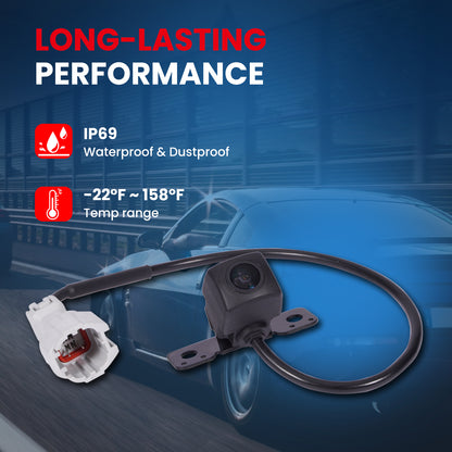 MOCA 590-477 Cámara de asistencia de estacionamiento trasero para Hyundai Santa Fe Sport 2013-2018 2.0L 2.4L y Hyundai Santa Fe 2013-2015 3.3L y 2012 Hyundai Santa Fe 2.4L 3.5L