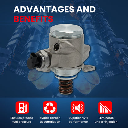 MOCA High Pressure Fuel Pump Fit for 2012-2015 Audi A6 Quattro 3.0L & 2009-2012 Audi Q5 3.2L & 2010-2017 Audi S5 3.0L & 2011-2015 Volkswagen Touareg 3.0L