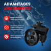 MOCA Power Steering Pump w/ Pulley & Reservoir Fit for 2006-2011 Ford Focus 2.0L & 2010-2011 Ford Transit Connect 2.0L