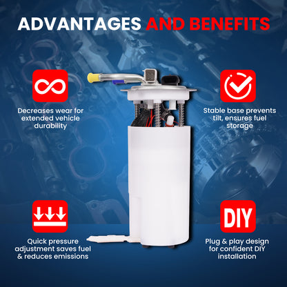 MOCA E3559M Fuel Pump Module Assembly for 2002-2004 Chevrolet Tahoe & GMC Yukon 5.3L