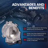 MOCA Throttle Body Fit for 2021-2024 Ram 1500 6.2L & 2015-2023 Dodge Challenger Charger 6.2L & 2018-2021 Jeep Grand Cherokee 6.2L