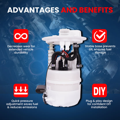 MOCA E9123M Fuel Pump Module Assembly for 2013-2019 Nissan Sentra 1.8L