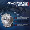 MOCA S20142 Throttle Body Fit for 2011-2019 Ford F-250 F-350 F-450 F-550 Super Duty 6.7L & 2016-2019 Ford F-650 F-750 6.7L