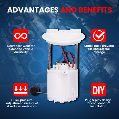 MOCA E7241M Fuel Pump Module Assembly for 2005-2010 Chrysler 300 & 2006-2010 Dodge Charger & 2005-2008 Dodge Magnum w/ 18 Gallon Tank
