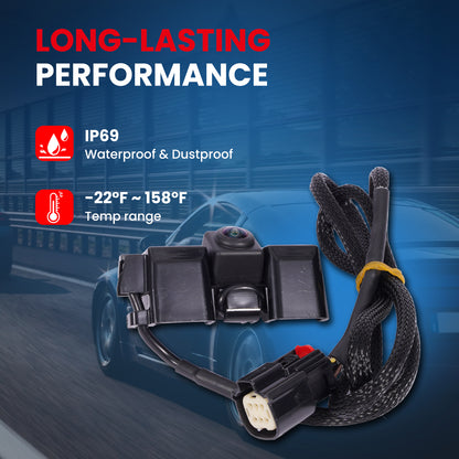 MOCA 590-082 Rear Park Assist Camera Fit for 2014-2015 Chevrolet Cheyenne & 2014-2015 Chevrolet Silverado 1500 & 2014-2015 GMC Sierra 1500