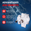 MOCA Power Steering Pump Fit for 2002-2006 Ford E-150 & 1999-2006 Ford Econoline & 1999-2007 Ford F-350
