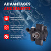 MOCA Power Steering Pump Fit for 2005-2010 Ford Mustang V8 4.6L