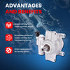 MOCA Power Steering Pump Fit for 2009-2012 Ford Flex 3.5L & 2010-2012 Ford Taurus 3.5L & 2009-2012 Lincoln MKS 3.7L