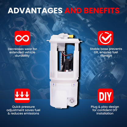 MOCA E7197M Fuel Pump Module Assembly for 2006-2010 Jeep Commander & 2005-2010 Jeep Grand Cherokee