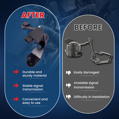 MOCA V10-72-0070 Rear Right Ride Leveling Height Sensor Fit for 2003-2013 Bentley Continental & 2004-2010 Audi A8 Quattro & 2004-2006 Volkswagen Phaeton