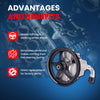 MOCA Power Steering Pump Fit for 2009-2012 Ford Flex 3.5L & 2010-2012 Ford Taurus 3.5L & 2009-2012 Lincoln MKS 3.7L & 2010-2012 Lincoln MKT 3.7L