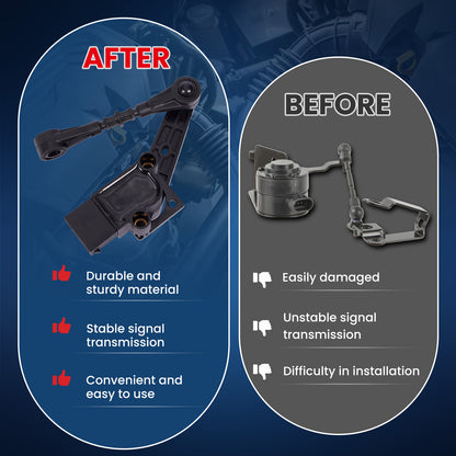 MOCA V48-72-0088 Front Left Ride Leveling Height Sensor Fit for 2005-2009 Land Rover LR3 4.0L 4.4L & 2009 Land Rover LR3 4.4L & 2006 Land Rover LR3 4.0L