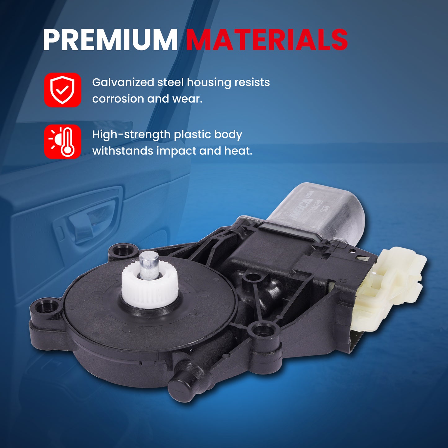 MOCA Power Window Motor without Anti Pinch Fit for 2014-2020 Ford Transit Connect & 2015-2020 Ford Transit-150 Transit-250 Transit-350