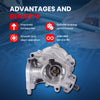 MOCA VCP182 Brake Vacuum Pump Fit for 2015-2018 Audi Q3 Q3 Quattro 2.0L & 2009-2016 Audi A4 2.0L & 2010-2016 Audi A4 Quattro 2.0L