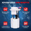 MOCA E7280M Fuel Pump Module Assembly for 2015-2016 Chrysler 200 & 2013-2016 Dodge Dart & 2014-2016 Jeep Cherokee