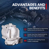 MOCA 674010 Throttle Body Fit for 2005-2009 Audi A4 Quattro 3.2L & 2000-2004 Audi A6 Quattro 2.7L & 2007-2011 Audi S6 5.2L